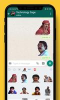 Malayalam Stickers WAStickersApp capture d'écran 3