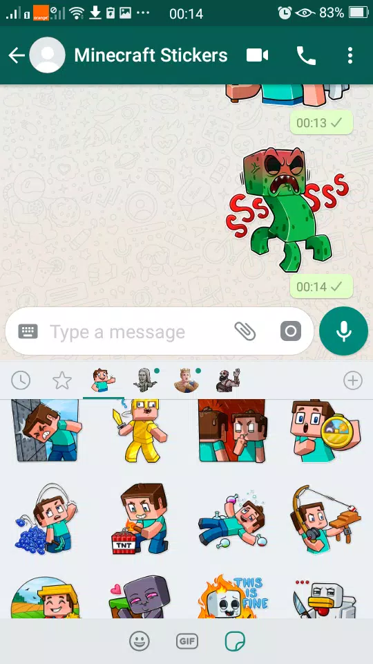 WAStickerApps : Minecraft Sticker for WhatsApp APK pour Android Télécharger
