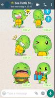 برنامه‌نما Sea Turtle Stickers عکس از صفحه