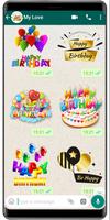 WASticker - Birthday stickers poster