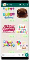 WASticker - Birthday stickers 截图 1