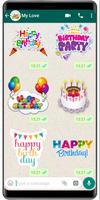 WASticker - Birthday stickers syot layar 2