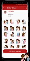 Love Stickers For WhatsApp Free - WAStickerApps capture d'écran 2