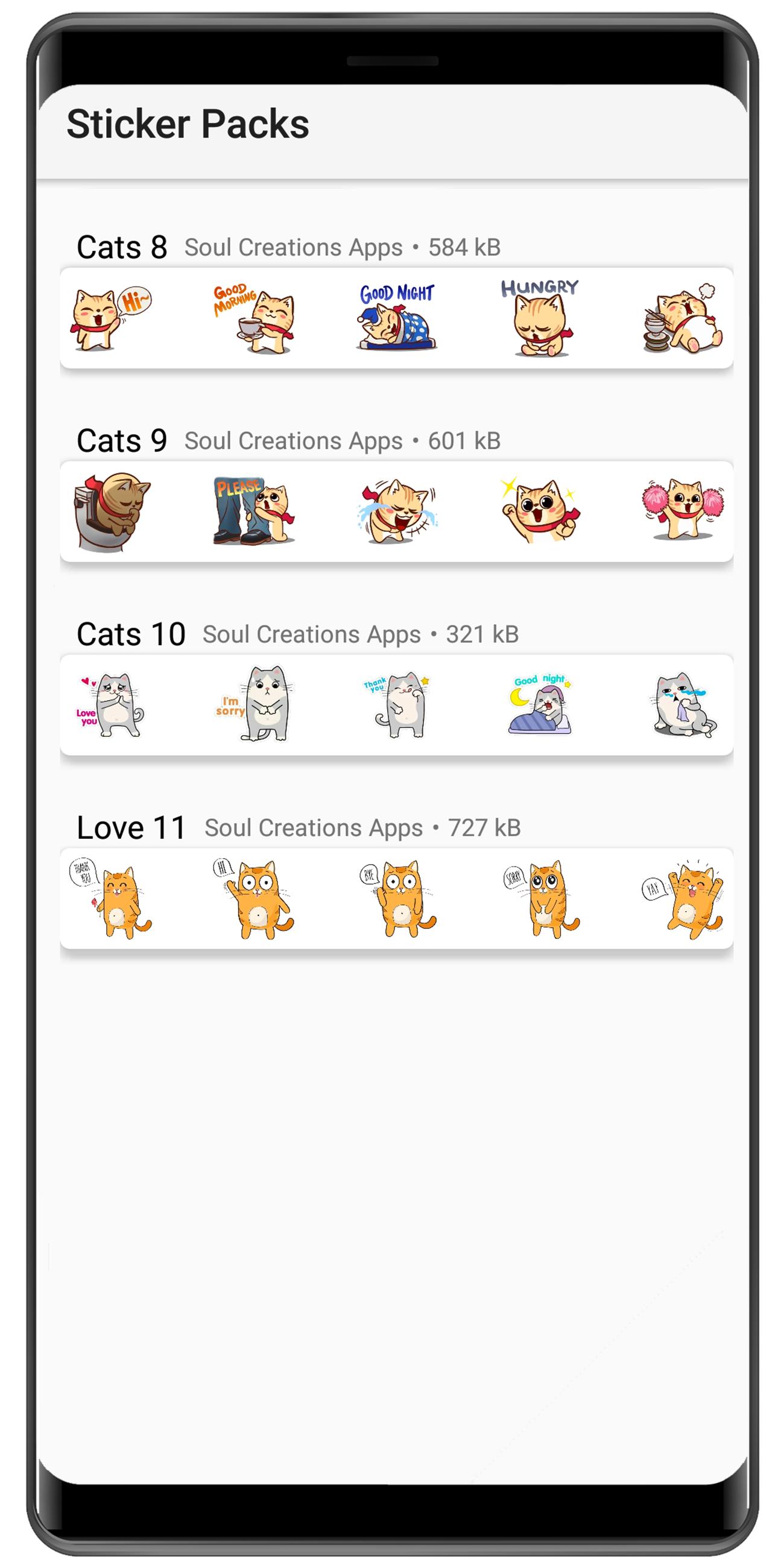 ملصقات واتساب قطط ملصقات واتساب عربي Wastickerapps For Android Apk Download