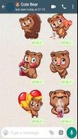 Cute Bear Stickers poster