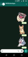 🐶 WAStickerApps - Cute dogs and puppies screenshot 1