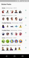 ⚽ WAStickersApps - Football and Players پوسٹر