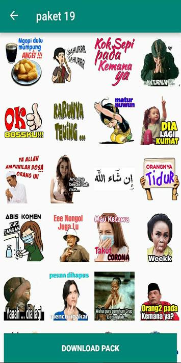 Kumpulan Stiker Wa Lucu Perang Gambar para Android - APK Baixar