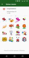 🎈🎉 WAStickerApps - Feliz Cumpleaños تصوير الشاشة 1