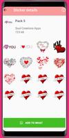 3 Schermata WASticker - Love Stickers