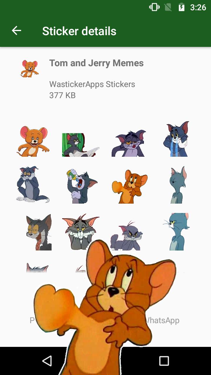 Descarga de APK de +100 WAstickerApps Memes Dibujos Animados para Android