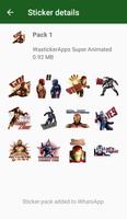 Animated Superheroes WASticker poster