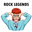 👨‍🎤  WAStickerApps - Rock And Roll Legends Zeichen