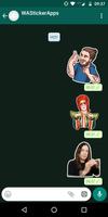 👨‍🎤 WAStickerApps - Rock And Roll Legends syot layar 1