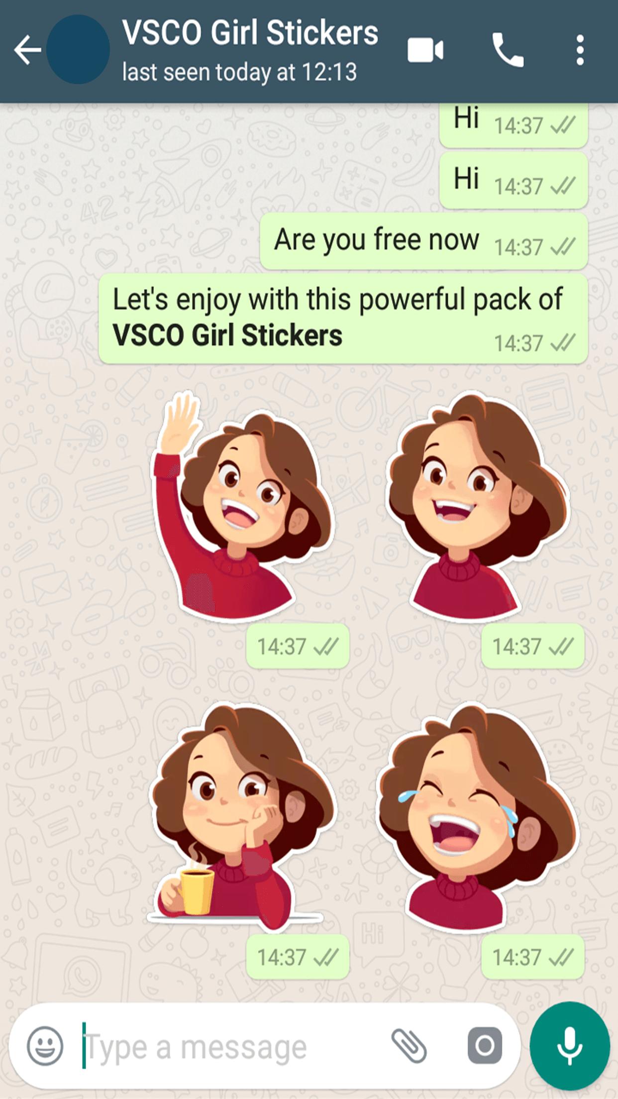 Vsco Girl Stickers Green