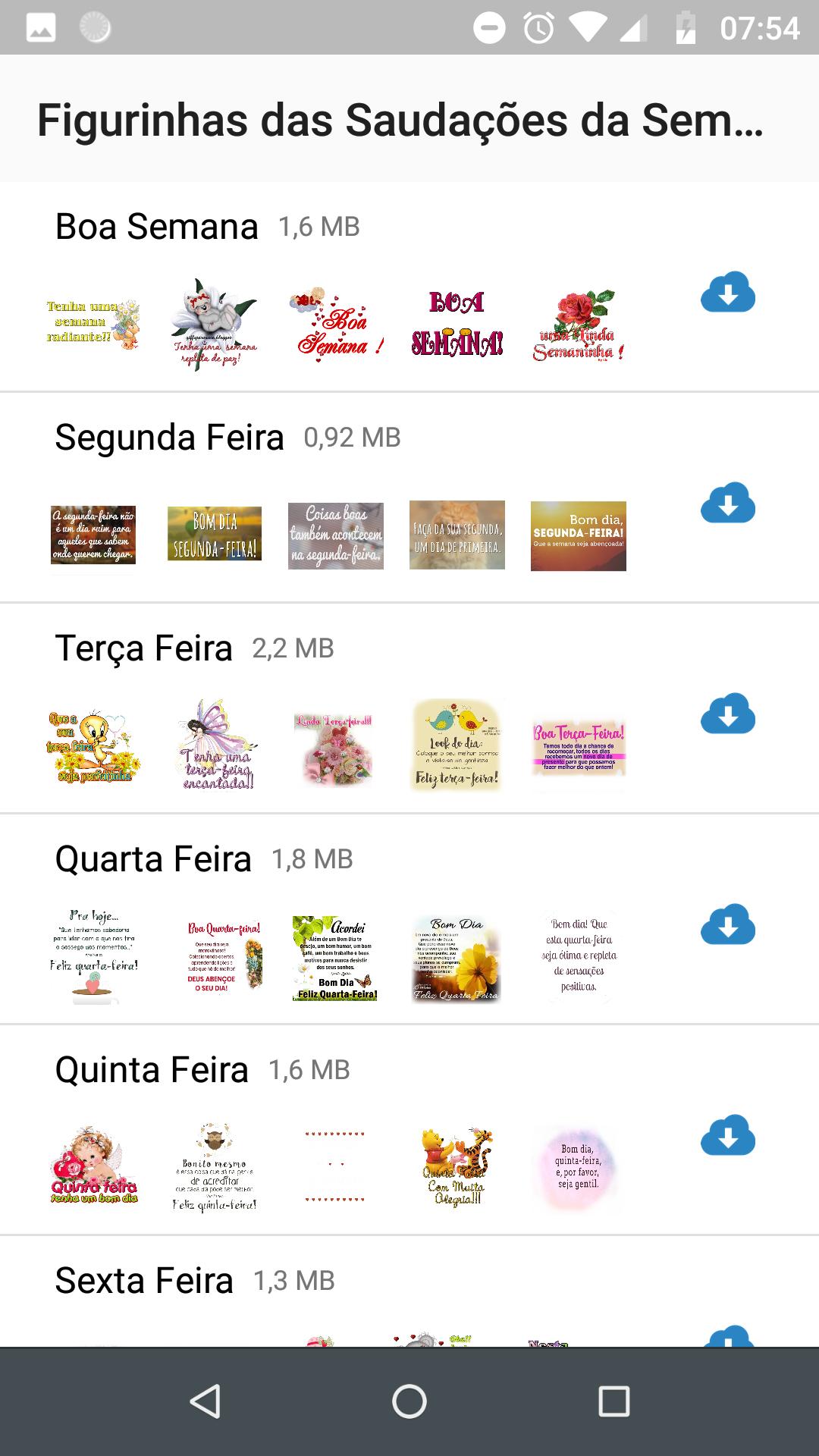 Figurinhas dos Dias da Semana APK for Android Download Figurinhas dos Dias da Semana APK for Android Download