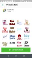 Stickers Bom Dia e Boa Noite اسکرین شاٹ 1