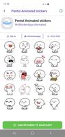 Pentol&Quby Animated Stickers ảnh chụp màn hình 1
