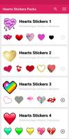 Hearts stickers WASticker poster