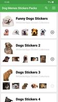 Dog meme sticker WAStickerApps poster