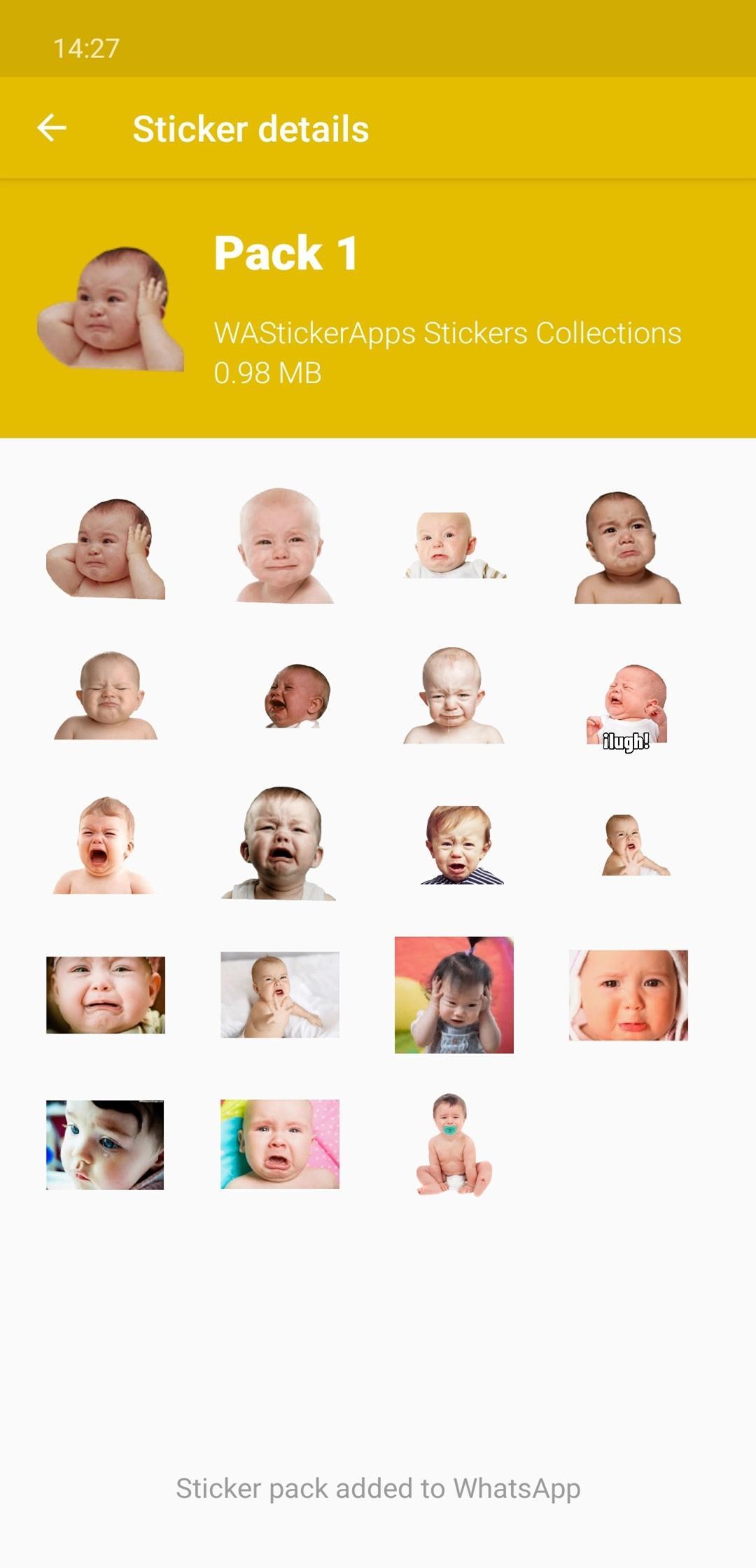 Stickers Caras De Bebes Divertidas Wastickerapps For Android Apk Download