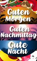 WASrickers- Stickers Guten Morgen und Gute Nacht Affiche