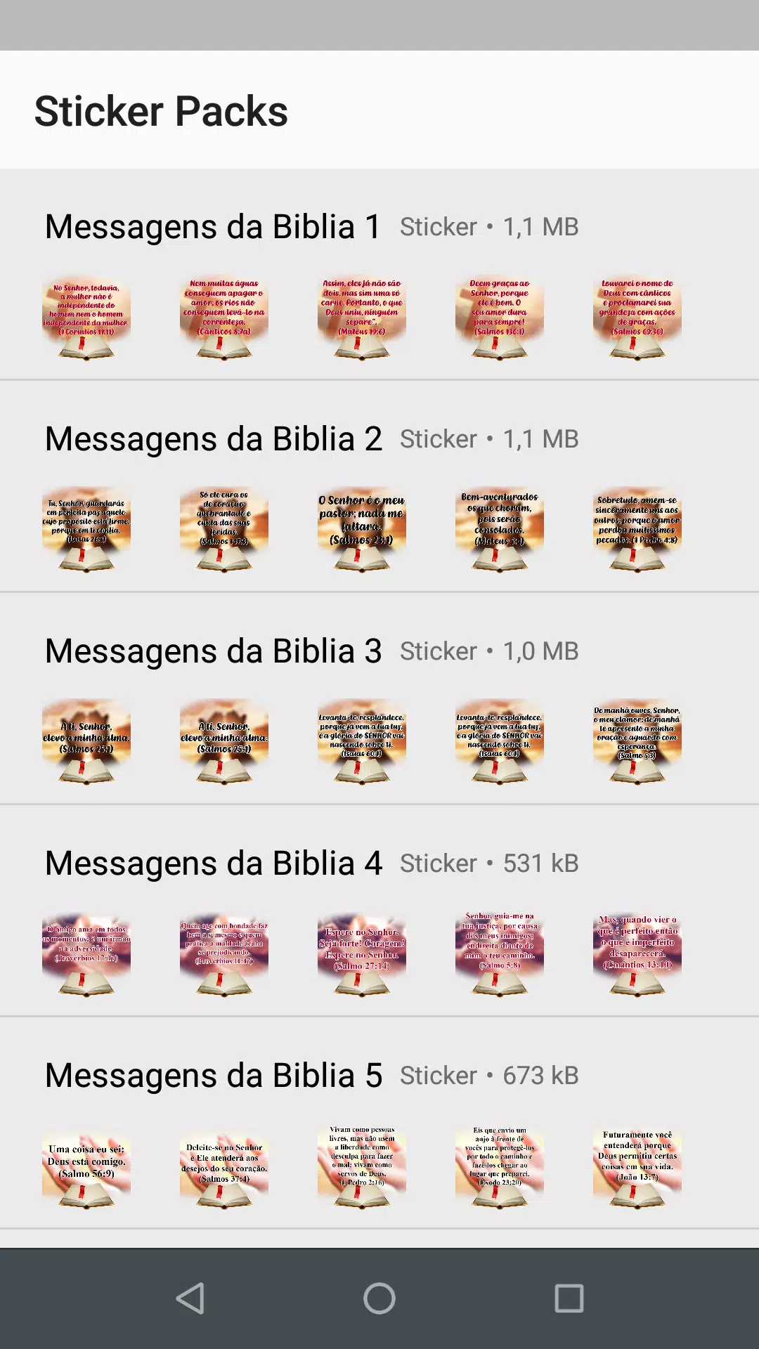 Descarga de APK de Figurinhas de Frases Bíblicas para Whatsapp para Android Descarga de APK de Figurinhas de Frases Bíblicas para Whatsapp para Android