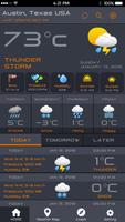 prévisions météorologiques météo quotidienne Affiche