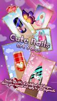 Cute Nails Art Salon – Manicur Affiche
