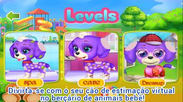Meu Cachorro Fofo - Jogo de Cuidar do Animal Bebê Cartaz