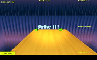 One Touch Bowling- Aim & Shoot imagem de tela 1