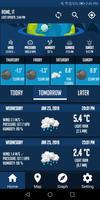 Prévisions météo, App météo, Radar météo aujourd'h capture d'écran 1