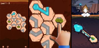 Water Flow Puzzle پوسٹر