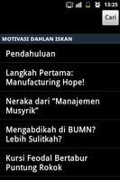 Motivasi Dahlan Iskan স্ক্রিনশট 1