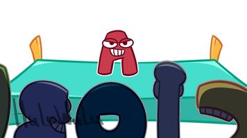 Alphabet Tower: Letter Battle imagem de tela 1