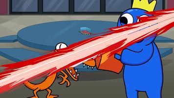 Rainbow Friends vs AMONG US screenshot 3