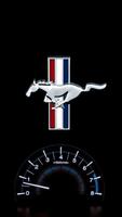 Ford Mustang Logo Wallpaper 4K โปสเตอร์
