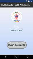 BMI Calculator Health With Age & Height Affiche
