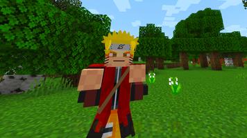 Naruto mod for Minecraft تصوير الشاشة 1