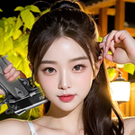 Sexy commando girls: gun shot icon