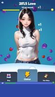 Sexy touch girls: idle clicker Affiche