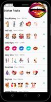 Romance lips stickers - WAStickerApps poster
