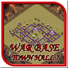Town Hall 7 War Base Layouts icône