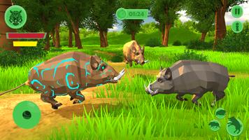 Wild Pig King Warthog Boar Sim capture d'écran 2