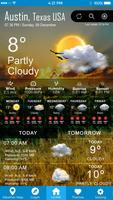 Poster previsioni del tempo app meteo radar meteorologico