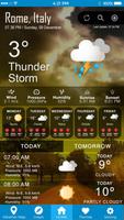 Poster previsioni del tempo app meteo radar meteorologico