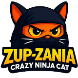 Zup-Zania: Crazy Ninja Cat Zeichen