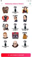 Wednesday Addams - Stickers Affiche
