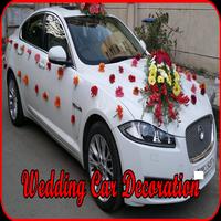 Décorer voiture de mariage Affiche
