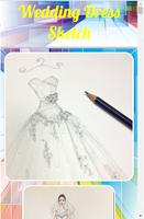 Wedding Dress Sketch poster